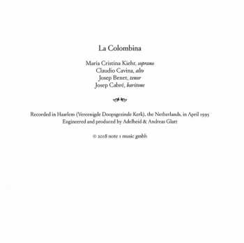 CD La Colombina: Canciones, Romances & Sonetos (Secular Vocal Music From 16th-Century Spain)