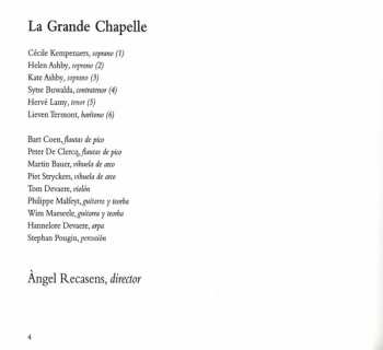 CD La Grande Chapelle: Entre Aventuras Y Encantamientos (Música Para Don Quijote)