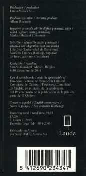 CD La Grande Chapelle: Entre Aventuras Y Encantamientos (Música Para Don Quijote)
