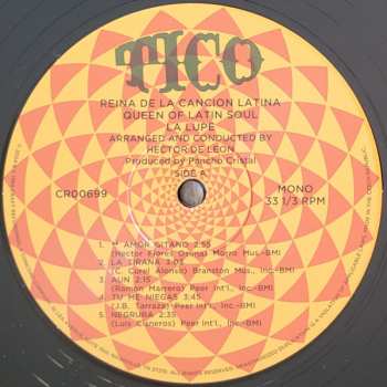LP La Lupe: Queen Of Latin Soul / Reina De La Cancion Latina