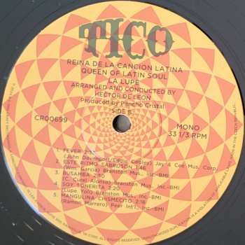 LP La Lupe: Queen Of Latin Soul / Reina De La Cancion Latina