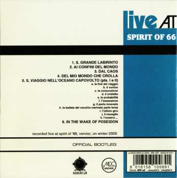 CD La Maschera Di Cera: Belgium 2005