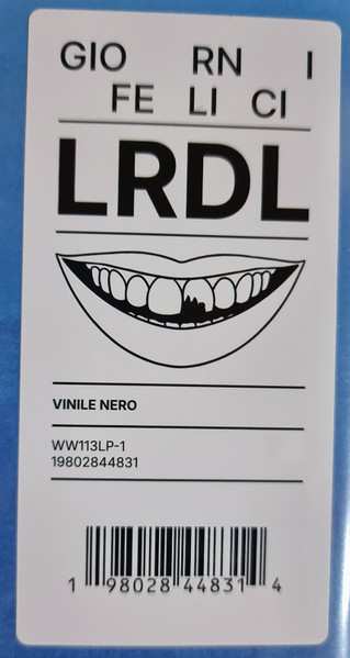 LP La Rappresentante di Lista: Giorni Felici