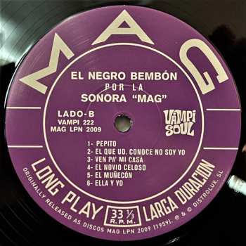 LP La Sonora Mag: El Negro Bembon