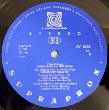 LP Ilja Zeljenka: Slovak Modern Compositions