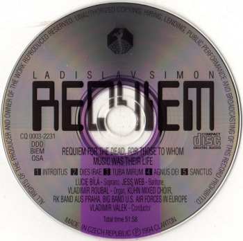 CD Ladislav Simon: Requiem