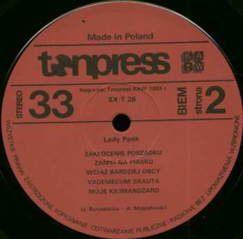 LP Lady Pank: Lady Pank
