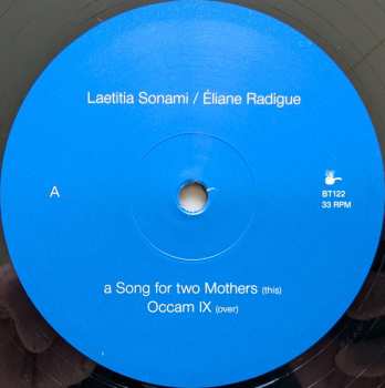 LP Eliane Radigue: A Song For Two Mothers / Occam IX LTD
