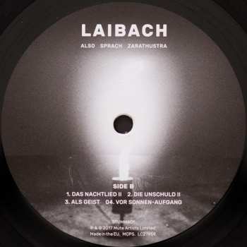 LP Laibach: Also Sprach Zarathustra