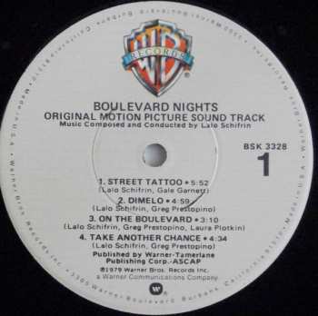 LP Lalo Schifrin: Boulevard Nights (Original Sound Track)