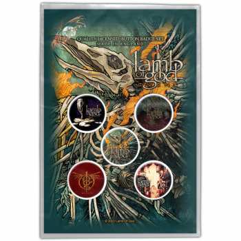 Merch Lamb Of God: Lamb Of God Button Badge Pack: Omens