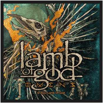Merch Lamb Of God: Lamb Of God Standard Woven Patch: Omens