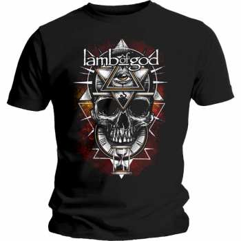 Merch Lamb Of God: T-shirt All Seeing Red 