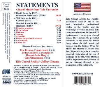 CD David Lang: Statements