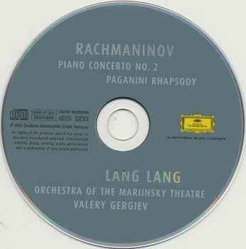 CD Sergei Vasilyevich Rachmaninoff: Piano Concerto No. 2, Paganini Rhapsody