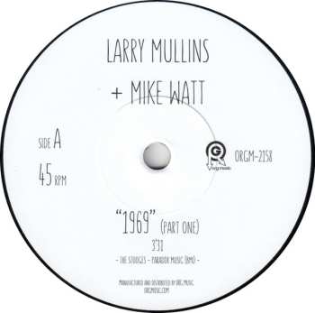 SP Mike Watt: "1969" (Parts One + Two) LTD
