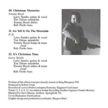 CD Larry Sparks And The Lonesome Ramblers: Christmas In The Hills