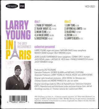2CD Larry Young: In Paris The ORTF Recordings