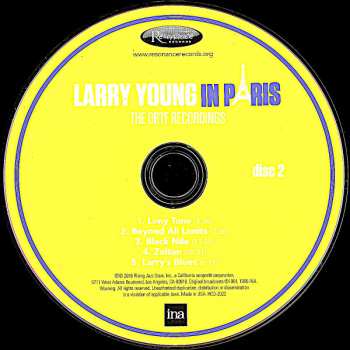 2CD Larry Young: In Paris The ORTF Recordings