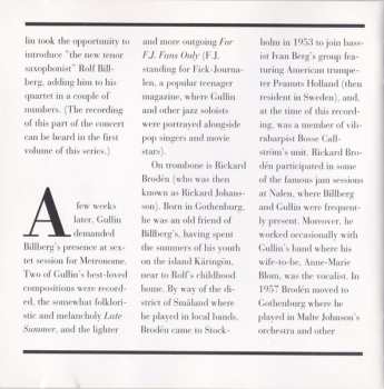 CD Lars Gullin: 1954/55 Vol 3 Late Summer