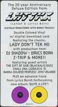 2LP Latyrx: The Muzapper's Mixes LP DLX | CLR