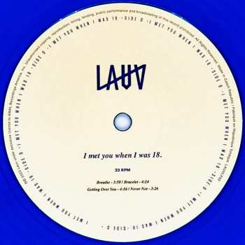 2LP Lauv: I Met You When I Was 18. CLR | LTD
