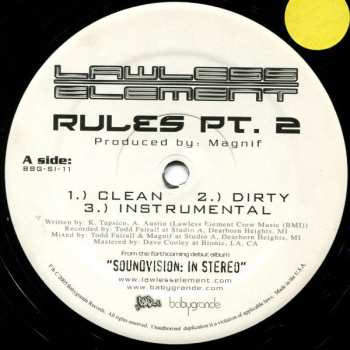LP Lawless Element: Rules Pt. 2 / Love