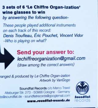 SP Le Chiffre Organ-ization: Guess Who?