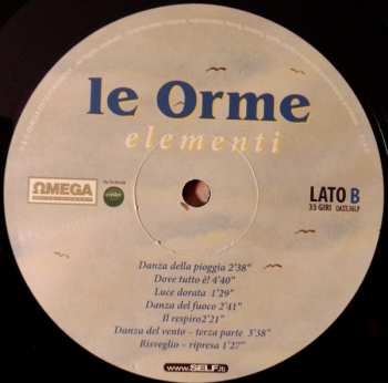 LP Le Orme: Elementi
