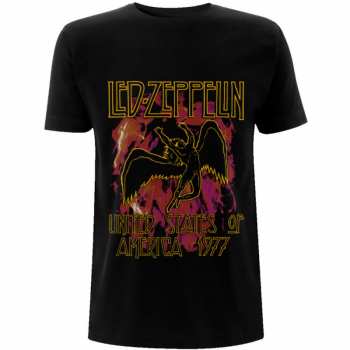 Merch Led Zeppelin: T-shirt Black Flames 