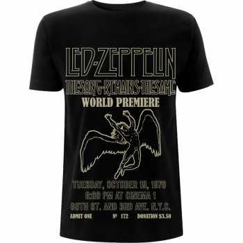 Merch Led Zeppelin: T-shirt Tsrts World Premier 