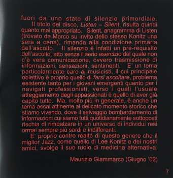 CD The Lee Konitz Quartet: Listen...Silent