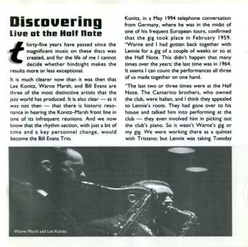 2CD Lee Konitz: Live At The Half Note - Uhqcd