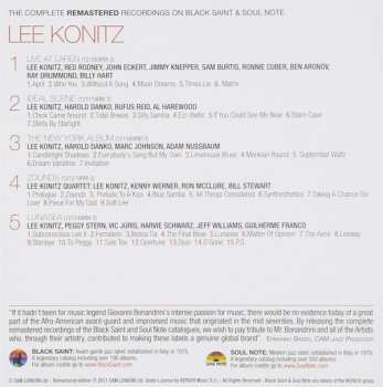 5CD/Box Set Lee Konitz: The Complete Remastered Recordings On Black Saint & Soul Note