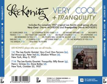 CD Lee Konitz: Very Cool + Tranquility