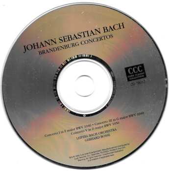 CD Gerhard Bosse: J.S. Bach BrandenBerg Concertos Nos.1•3•5