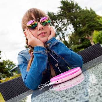 Hi-Fi Lenco CD-011BU Růžová