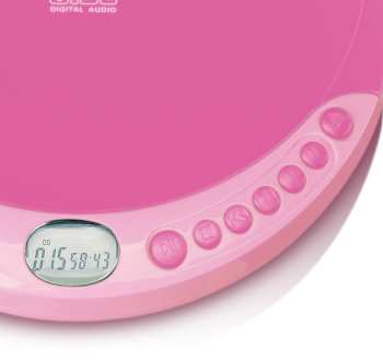 Hi-Fi Lenco CD-011BU Růžová