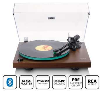 Hi-Fi Lenco LBT-225 + AT-VM95E