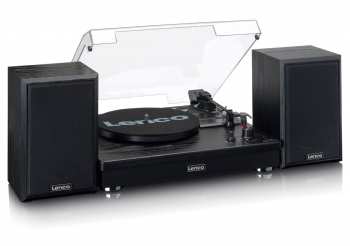 Hi-Fi Lenco LS-101BK  gramofon se samostatnými reproduktory a BT