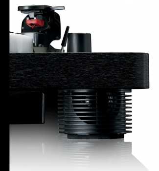 Hi-Fi Lenco LS-50LEDBK gramofon s reproduktory a LED osvětlením