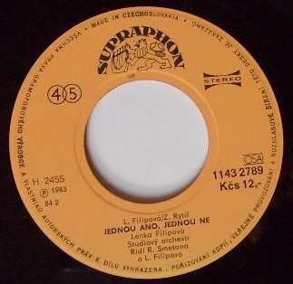 SP Lenka Filipová: Jednou Ano, Jednou Ne / Prý Se Tomu Říká Láska