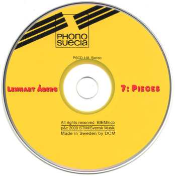CD Lennart Åberg: 7: Pieces