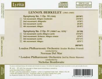 CD The London Philharmonic Orchestra: Symphonies 1 & 2