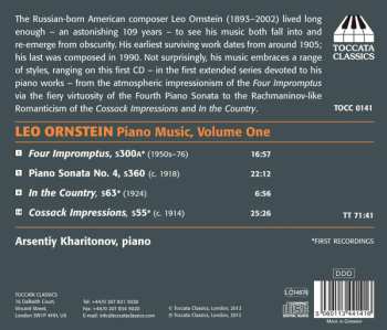 CD Leo Ornstein: Piano Music Volume One