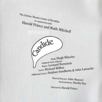 2CD Leonard Bernstein: Candide - 1974 Broadway Cast Recording