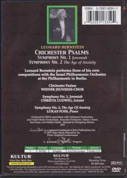 DVD Leonard Bernstein: Chichester Psalms / Symphony No. 1, Jeremiah / Symphony No. 2, The Age Of Anxiety