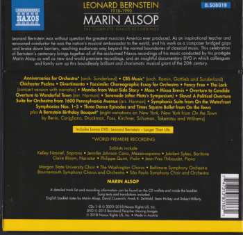 8CD/DVD Leonard Bernstein: Leonard Bernstein 1918 - 1990 / Marin Alsop - The Complete Naxos Recordings