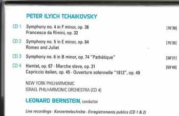 4CD/Box Set Pyotr Ilyich Tchaikovsky: Symphonies Nos. 4, 5 & 6 "Pathétique" | "1812" Overture | Romeo & Juliet | Francesca Di Rimini