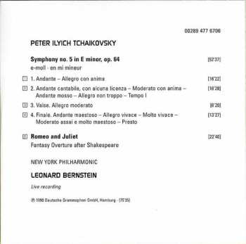 4CD/Box Set Pyotr Ilyich Tchaikovsky: Symphonies Nos. 4, 5 & 6 "Pathétique" | "1812" Overture | Romeo & Juliet | Francesca Di Rimini